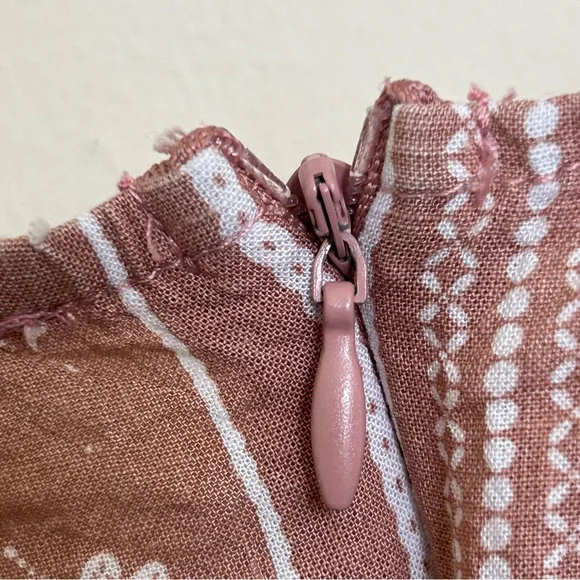 157. Alter'd State faux wrap boho mini dress size M - Picture 6 of 8